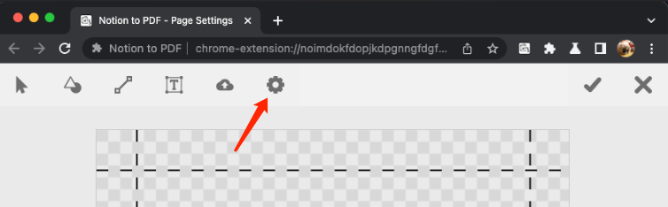 Margin setting button