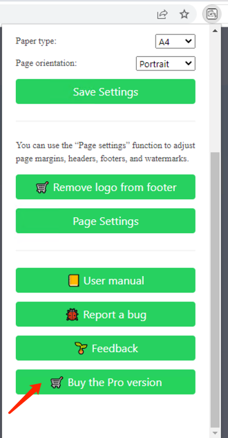 Notion to PDF icon on Chrome toolbar